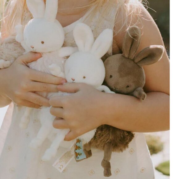 BUNNIES BY THE BAY Book + Roly Poly Brownie rabbit plush. - Picture 14 of 15
